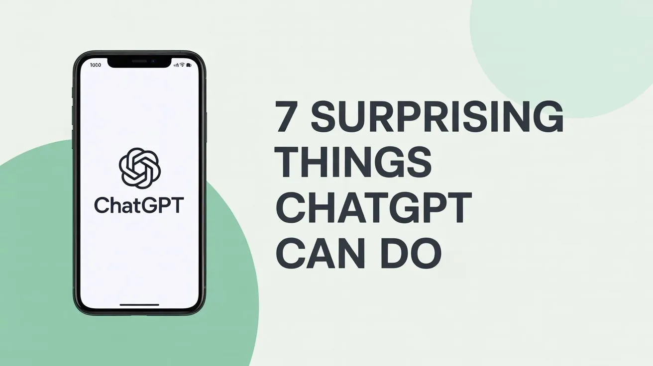 7 Zaskakujące rzeczy, które chatgpt może zrobić